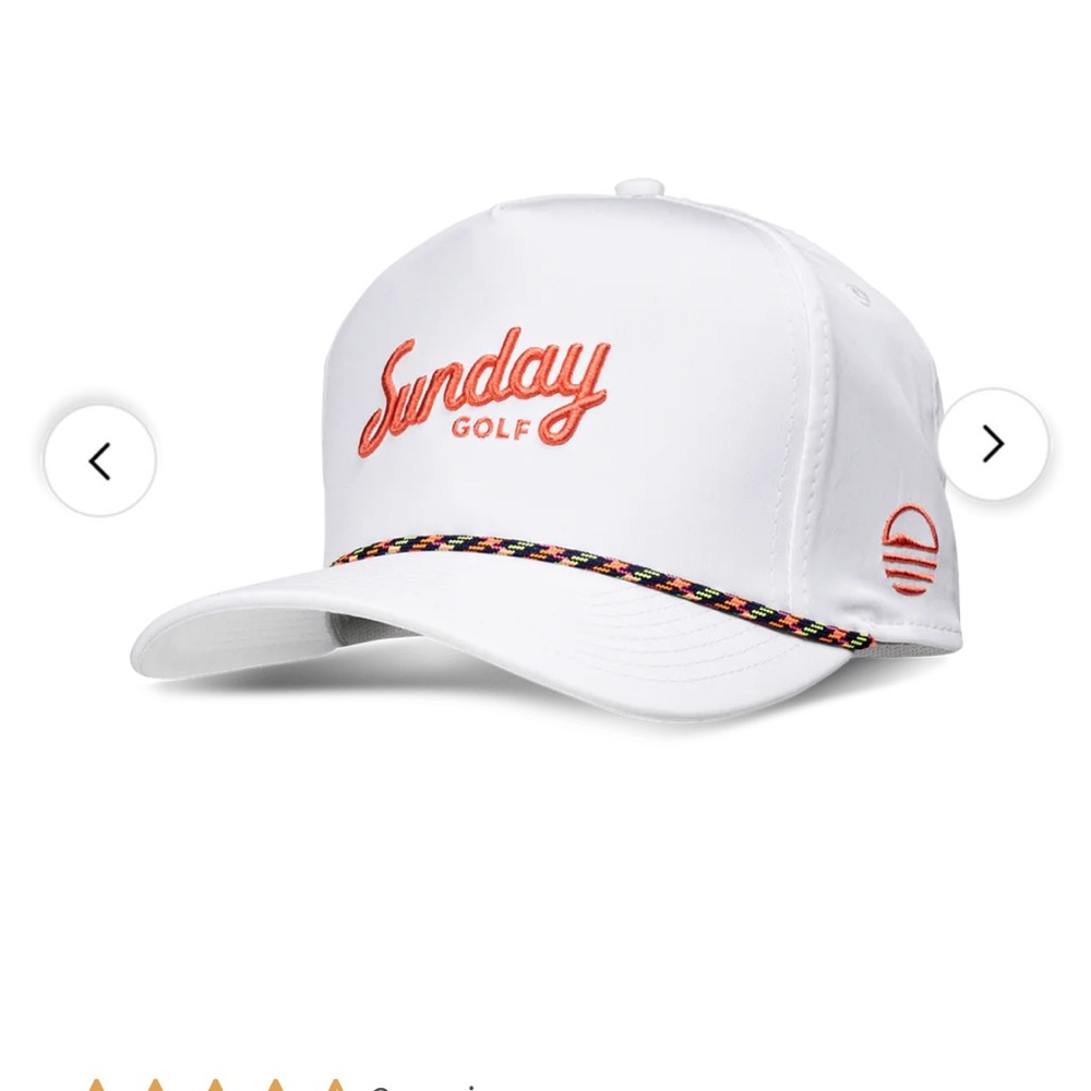 NWT Sunday Golf Rope Hat
